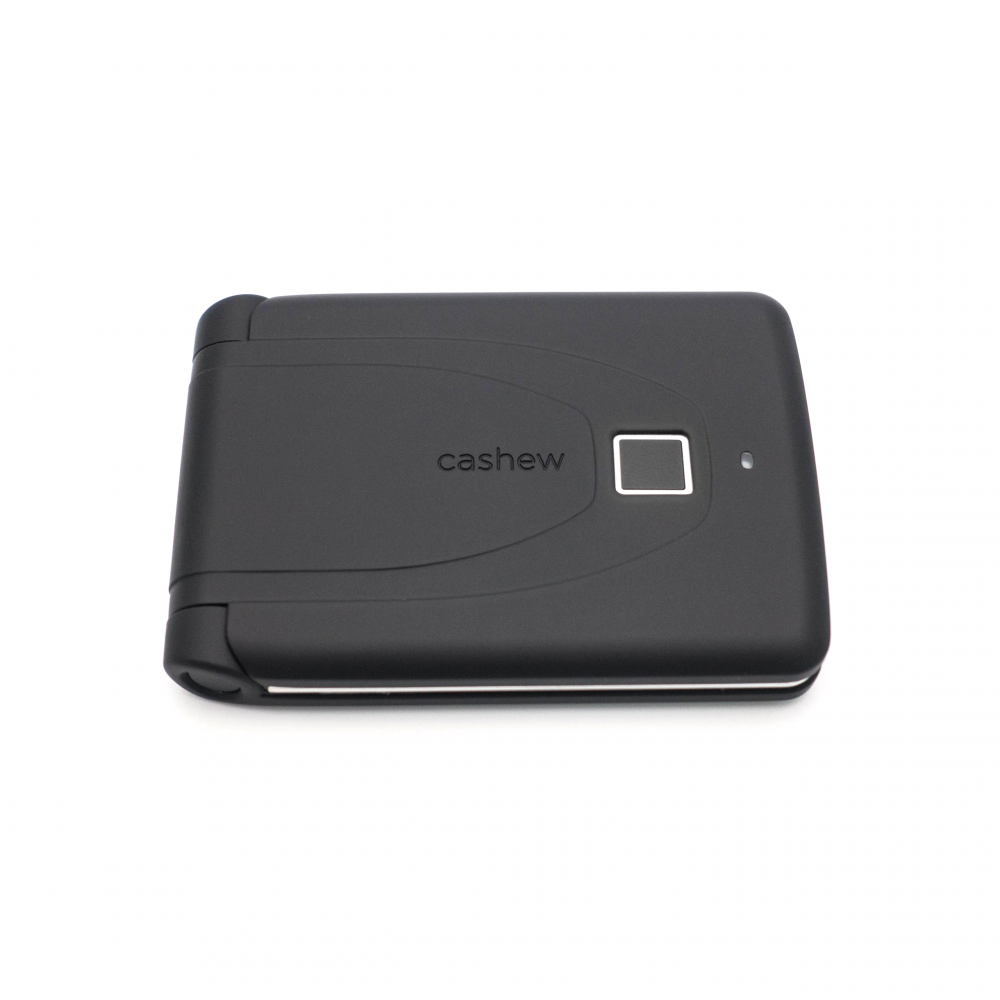 Cashew Smart Wallet. Умный кошелек со сканером отпечатка пальца